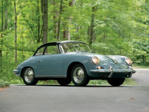 Porsche 356B 1600 Super Coupe by Karmann 1961 года
